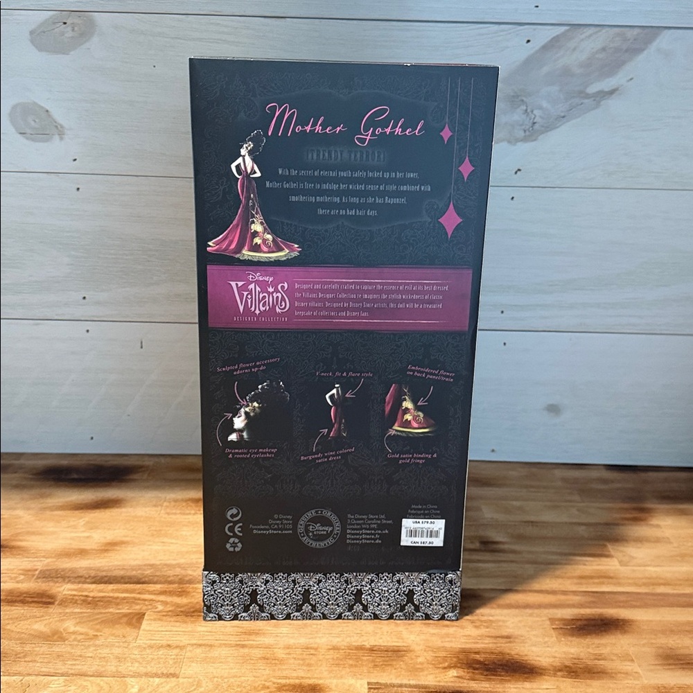 Disney Store Villains Designer Collection Mother Gothel Doll [Trendy Terror] - Picture 12 of 15